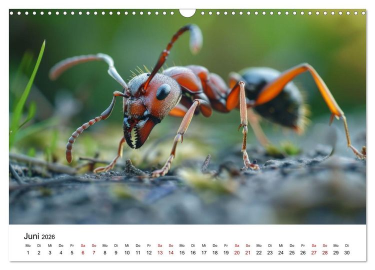 Produktbild: Insekten hautnah (Wandkalender 2026 DIN A3 quer), CALVENDO Monatskalender
