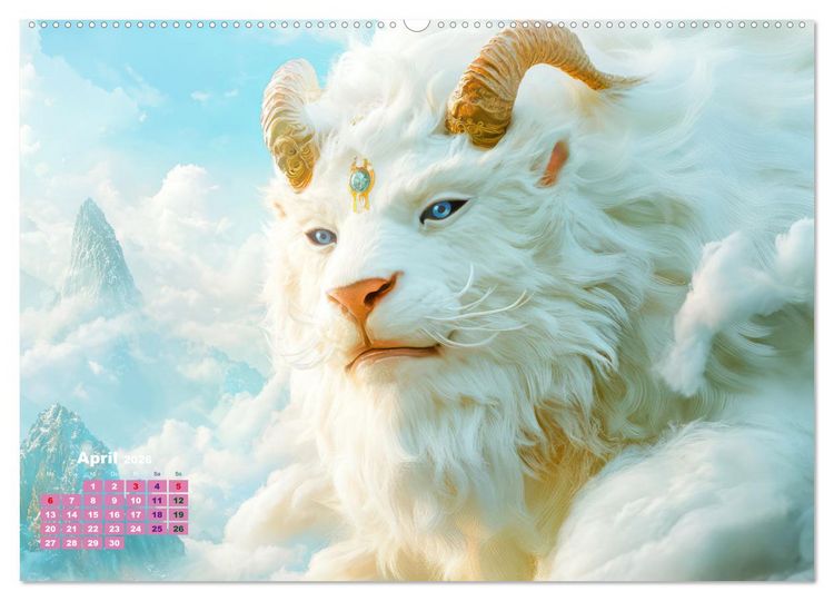 Produktbild: Fantasie ist Trumpf - Ein Blick in eine Fantasiewelt (Wandkalender 2026 DIN A2 quer), CALVENDO Monatskalender
