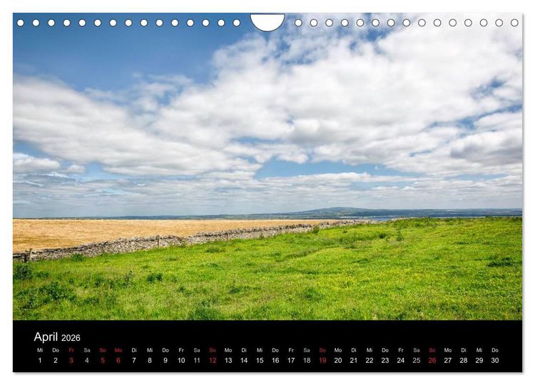 Produktbild: Irland - Zauberhafte Augenblicke (Wandkalender 2026 DIN A4 quer), CALVENDO Monatskalender