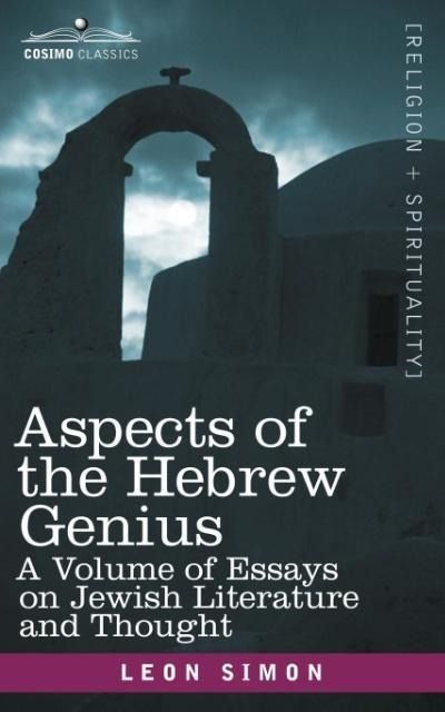 Produktbild: Aspects of the Hebrew Genius