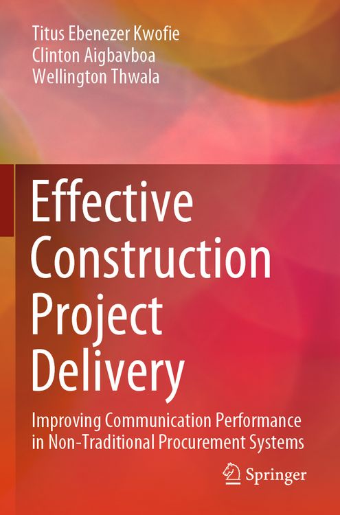 Produktbild: Effective Construction Project Delivery