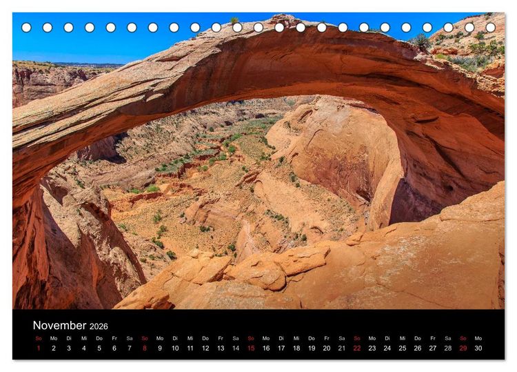 Produktbild: Canyonlands 2026 (Tischkalender 2026 DIN A5 quer), CALVENDO Monatskalender