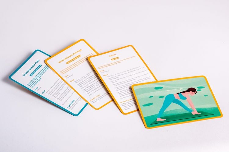 Produktbild: Yoga-Karten für Anfänger und Fortgeschrittene