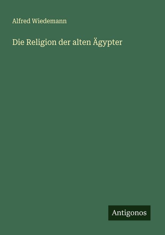 Produktbild: Die Religion der alten &Auml;gypter