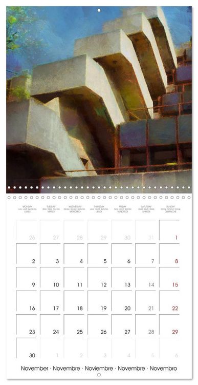 Produktbild: Brutalist Architecture of London (Wall Calendar 2026 12 &times; 12 Inch) CALVENDO 12 Month Wall Calendar