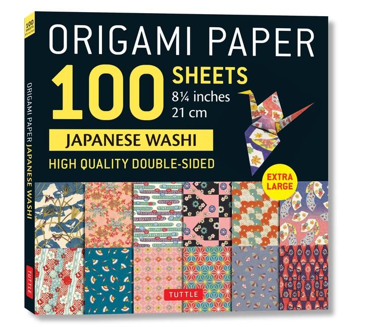 Produktbild: Origami Paper 100 sheets Japanese Washi 8 1/4" (21 cm)