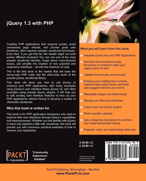 Produktbild: Jquery 1.3 with PHP