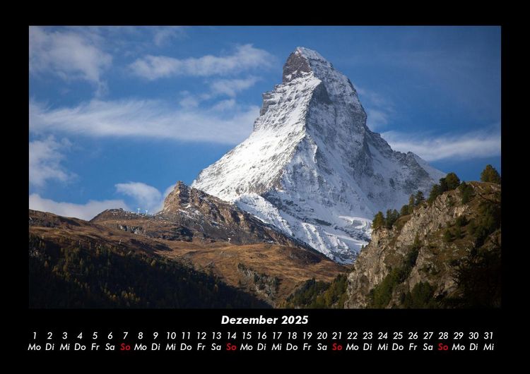 Produktbild: Berge 2025 Fotokalender DIN A3