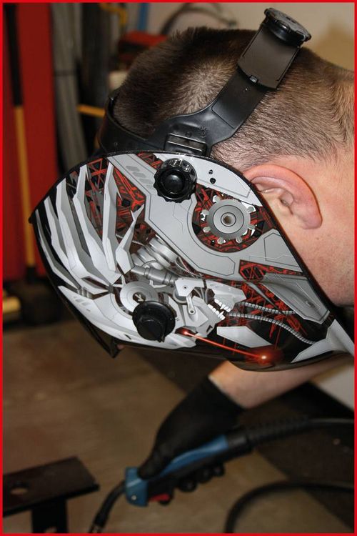 Produktbild: KS Tools Steel Design 310.0195 Schwei&szlig;erschutzhelm EN 175, EN 379