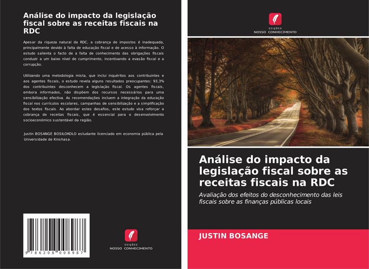 Produktbild: An&aacute;lise do impacto da legisla&ccedil;&atilde;o fiscal sobre as receitas fiscais na RDC