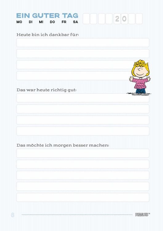 Produktbild: Peanuts Geschenkbuch: Ein guter Tag