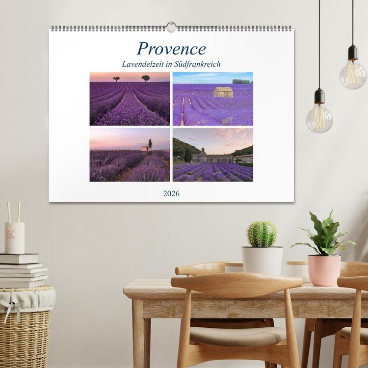 Produktbild: Provence, Lavendelzeit in S&uuml;dfrankreich (Wandkalender 2026 DIN A2 quer), CALVENDO Monatskalender