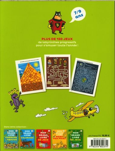 Produktbild: Mon grand livre de labyrinthes pour toute l'ann&eacute;e ! : 7-9 ans