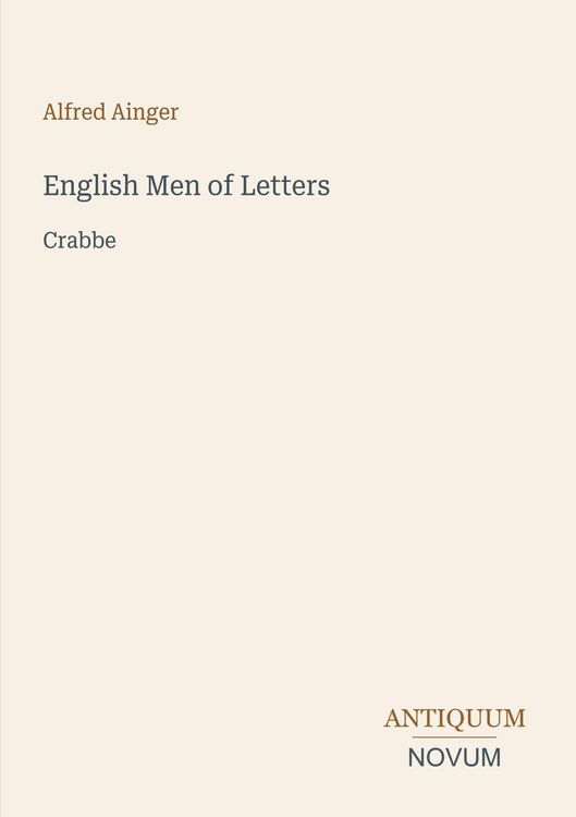 Produktbild: English Men of Letters