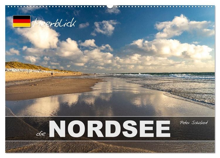 Produktbild: Meerblick - die Nordsee (Wandkalender 2027 DIN A2 quer), CALVENDO Monatskalender