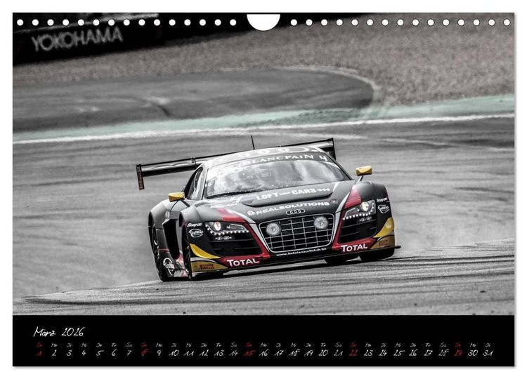 Produktbild: EMOTIONS ON THE GRID - Blancpain Endurance Series N&uuml;rburgring (Wandkalender 2026 DIN A4 quer), CALVENDO Monatskalender