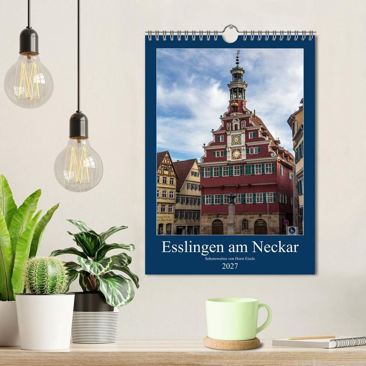 Produktbild: Esslingen am Neckar - Sehenswertes (Wandkalender 2027 DIN A4 hoch), CALVENDO Monatskalender