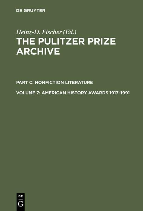 Produktbild: American History Awards 1917-1991