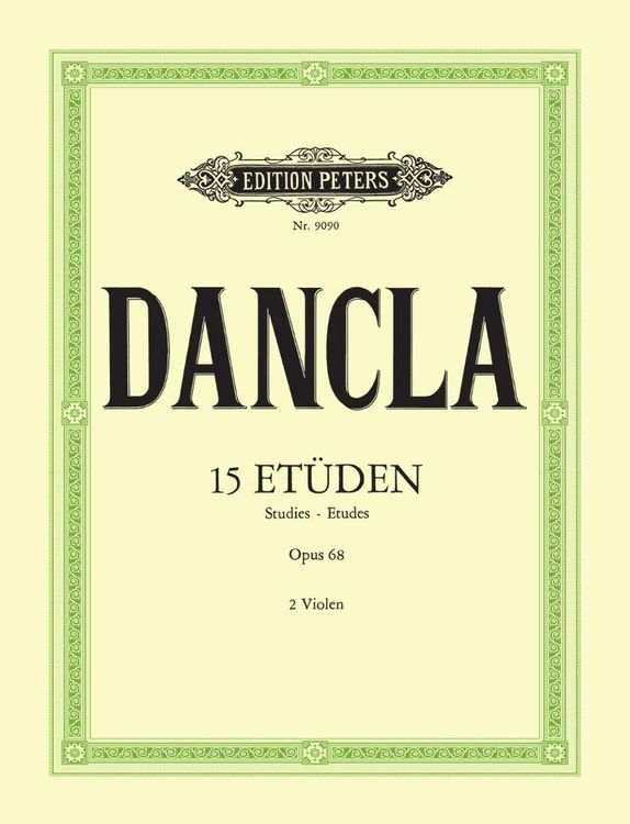 Produktbild: 15 Studies Op. 68 for 2 Violas