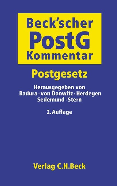 Produktbild: Beck'scher PostG-Kommentar