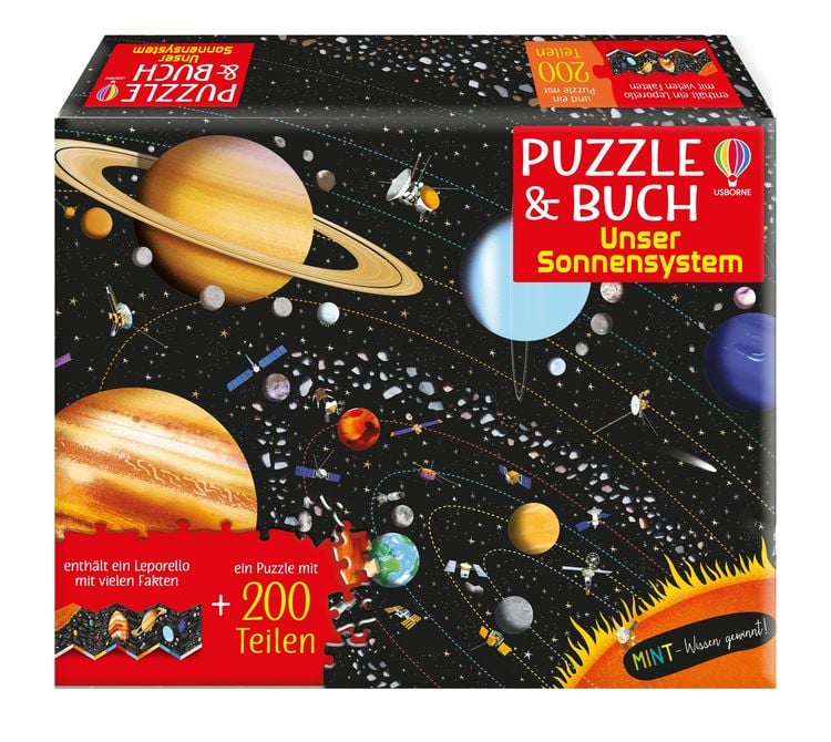 Produktbild: MINT - Wissen gewinnt! Puzzle & Buch: Unser Sonnensystem