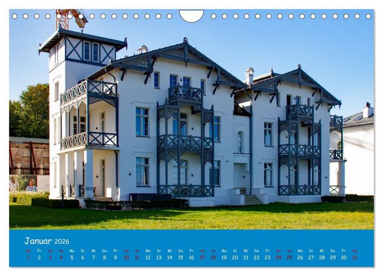 Produktbild: Seeheilbad Heiligendamm (Wandkalender 2026 DIN A4 quer), CALVENDO Monatskalender