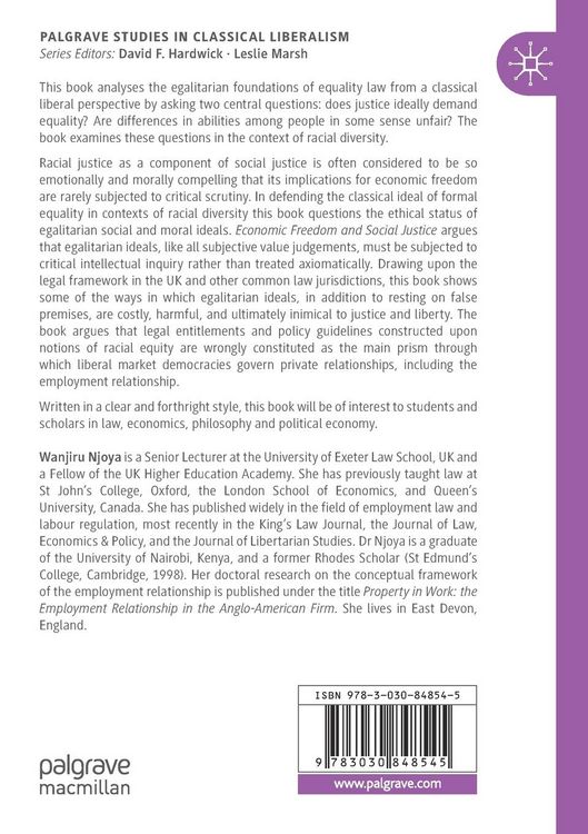 Produktbild: Economic Freedom and Social Justice