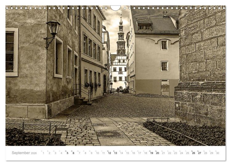 Produktbild: Nostalgiekalender Pirna (Wandkalender 2026 DIN A3 quer), CALVENDO Monatskalender