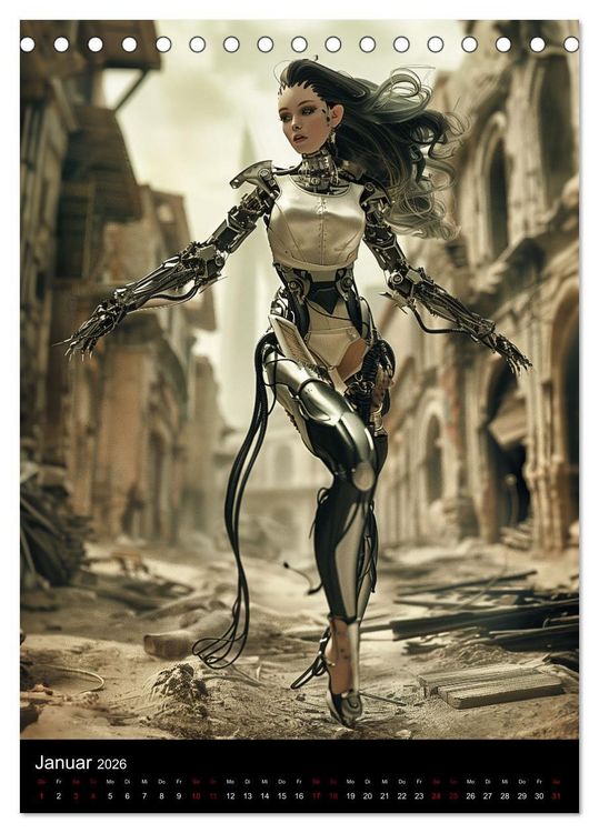 Produktbild: CYBER SISTERS (Tischkalender 2026 DIN A5 hoch), CALVENDO Monatskalender