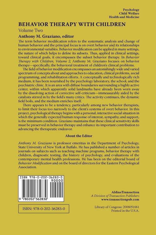 Produktbild: Behavior Therapy with Children