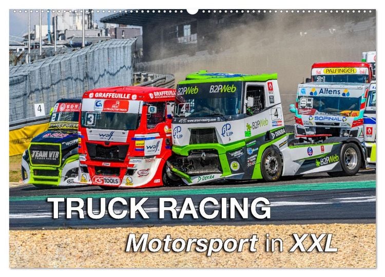 Produktbild: TRUCK RACING - Motorsport in XXL (Wandkalender 2026 DIN A2 quer), CALVENDO Monatskalender