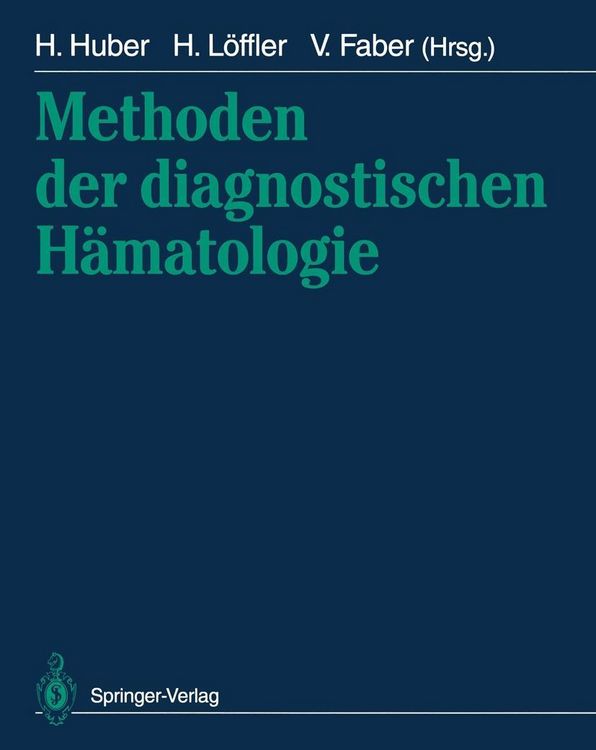Produktbild: Methoden der diagnostischen H&auml;matologie