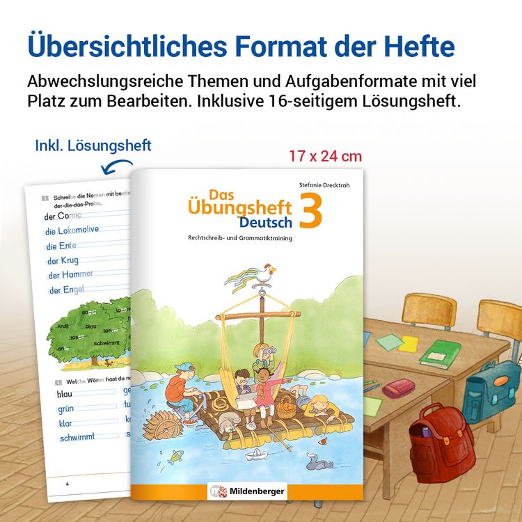 Produktbild: Das &Uuml;bungsheft Deutsch 3