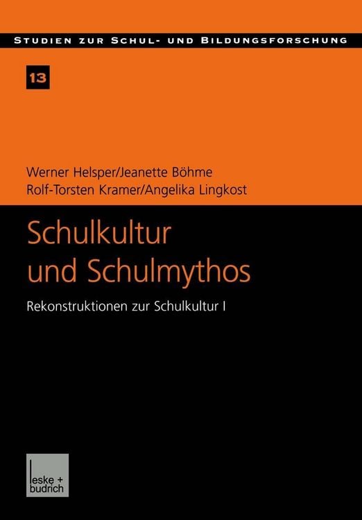 Produktbild: Schulkultur und Schulmythos