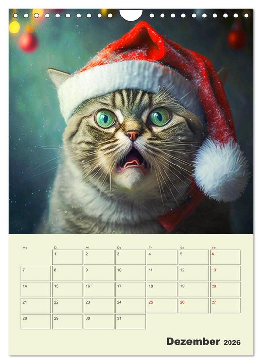 Produktbild: Jetzt ist die Katze aus dem Sack! Katzenspa&szlig; vom Feinsten! (Wandkalender 2026 DIN A4 hoch), CALVENDO Monatskalender