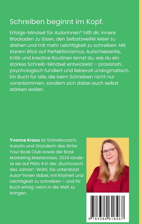 Produktbild: Erfolgs-Mindset f&uuml;r Autor*innen