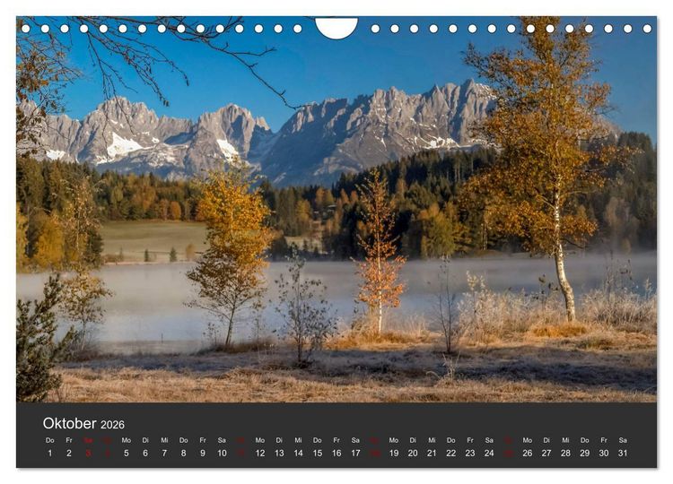 Produktbild: Der Wilde Kaiser, das Kletterparadies bei Kitzb&uuml;hel (Wandkalender 2026 DIN A4 quer), CALVENDO Monatskalender