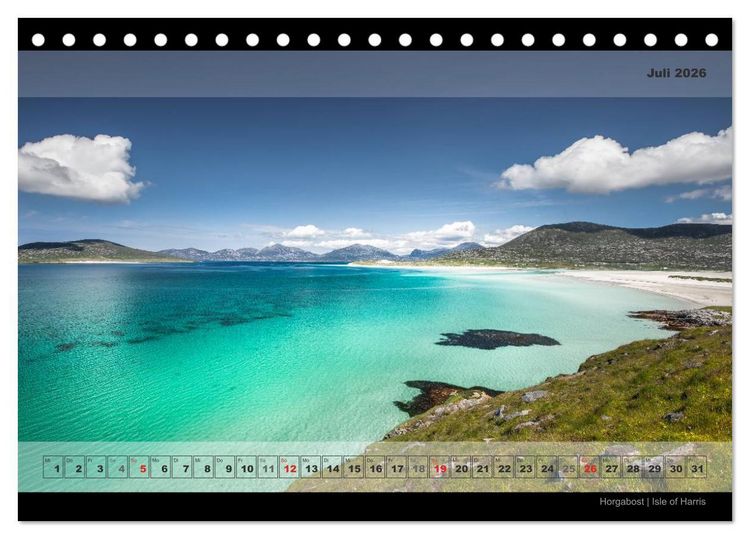 Produktbild: Traumkulisse Schottland (Tischkalender 2026 DIN A5 quer), CALVENDO Monatskalender