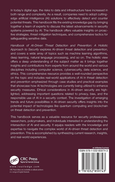 Produktbild: Handbook of AI-Driven Threat Detection and Prevention