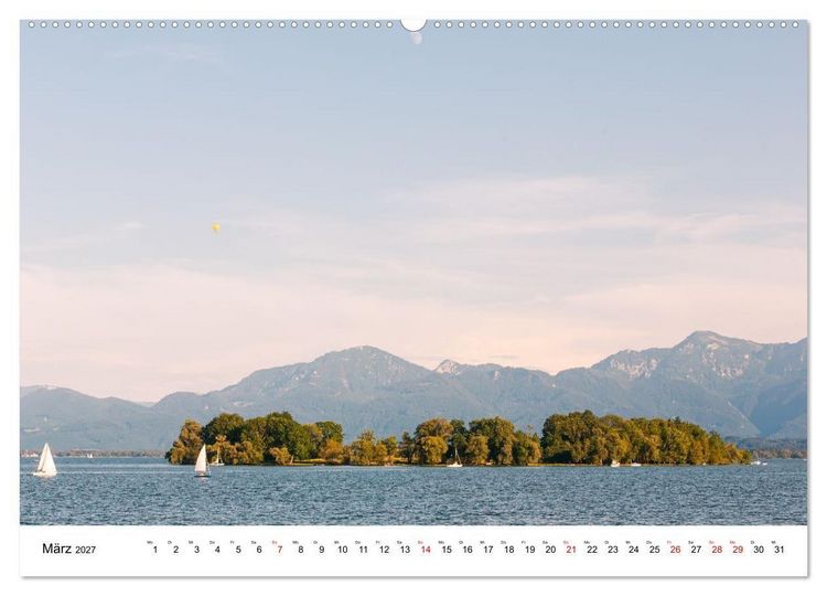 Produktbild: Deutschland - Bayerns Landschafts-Gefl&uuml;ster (hochwertiger Premium Wandkalender 2027 DIN A2 quer), Kunstdruck in Hochglanz