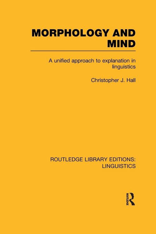 Produktbild: Morphology and Mind