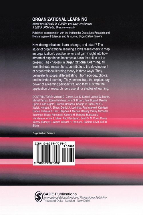 Produktbild: Organizational Learning