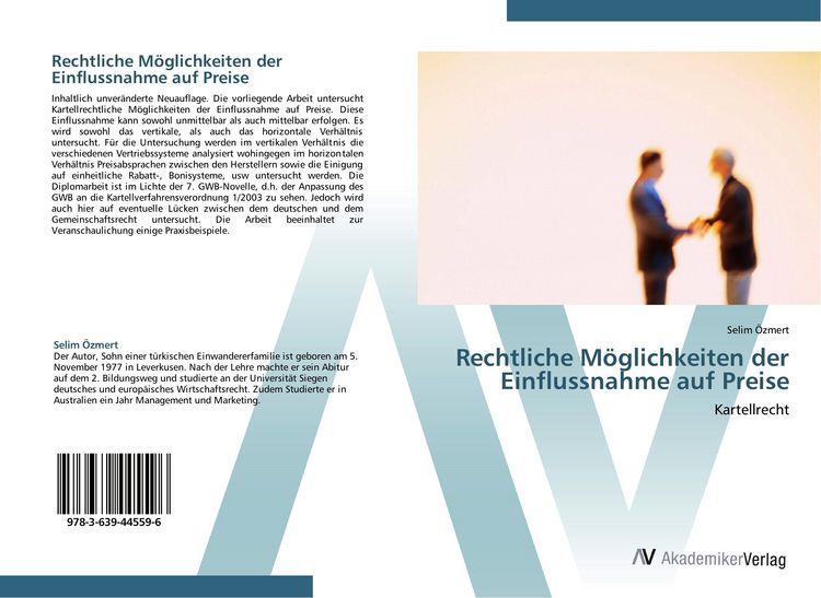 Produktbild: Rechtliche M&ouml;glichkeiten der Einflussnahme auf Preise