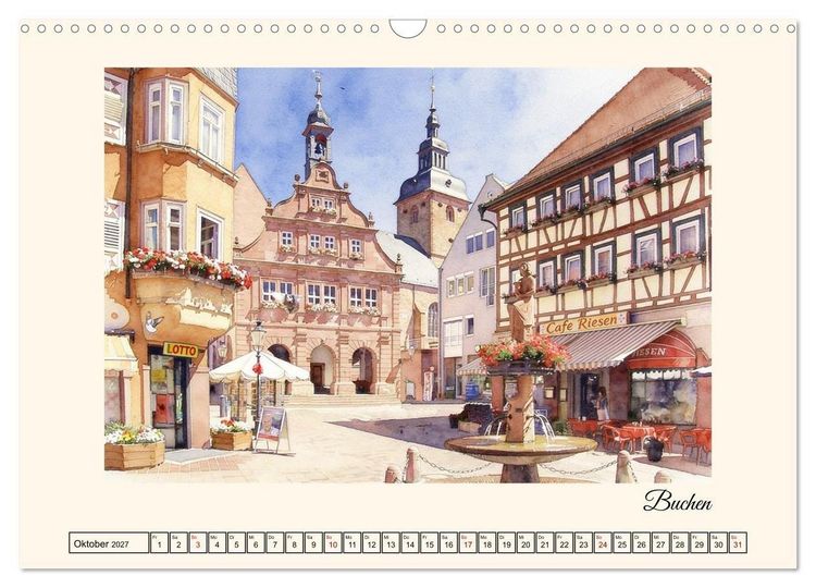 Produktbild: Erholung im Odenwald (Wandkalender 2027 DIN A3 quer), CALVENDO Monatskalender