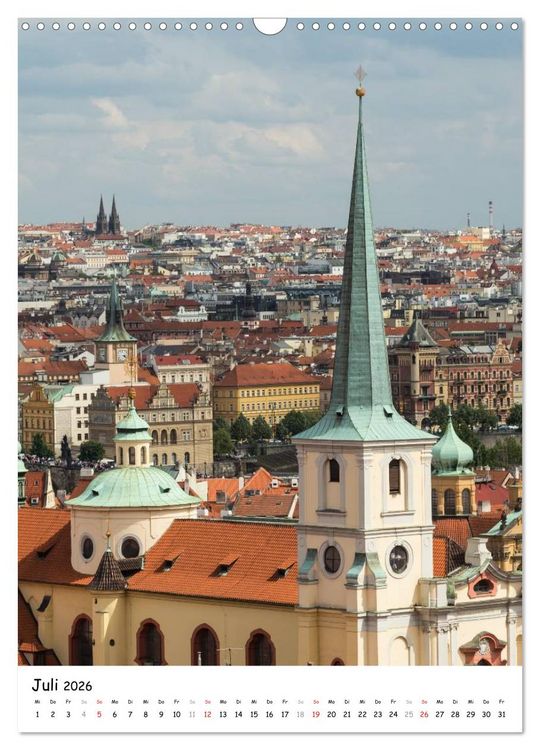 Produktbild: Prachtvolles Prag (Wandkalender 2026 DIN A3 hoch), CALVENDO Monatskalender