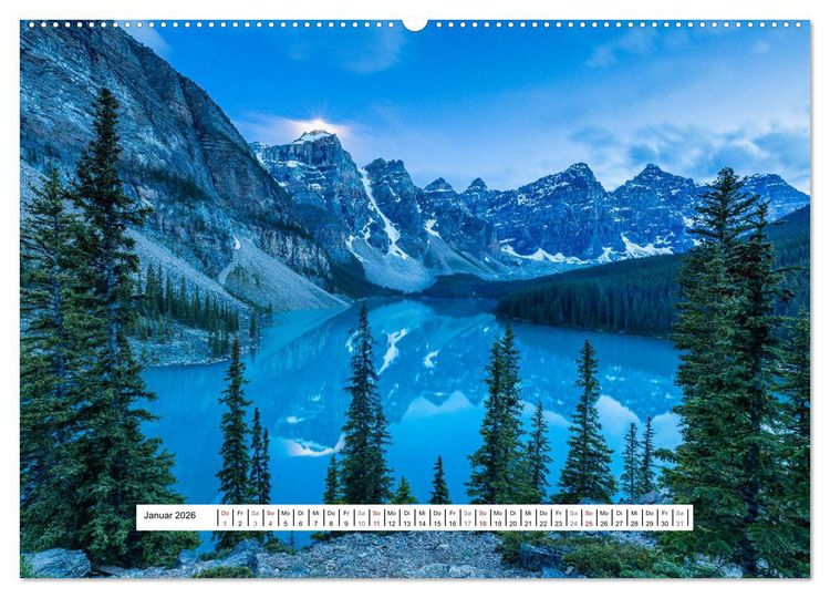 Produktbild: Die Kanadischen Rocky Mountains (hochwertiger Premium Wandkalender 2026 DIN A2 quer), Kunstdruck in Hochglanz