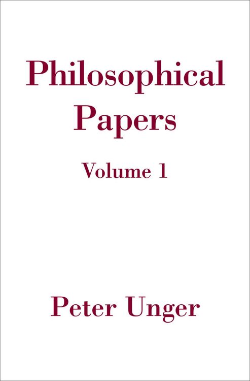 Produktbild: Philosophical Papers