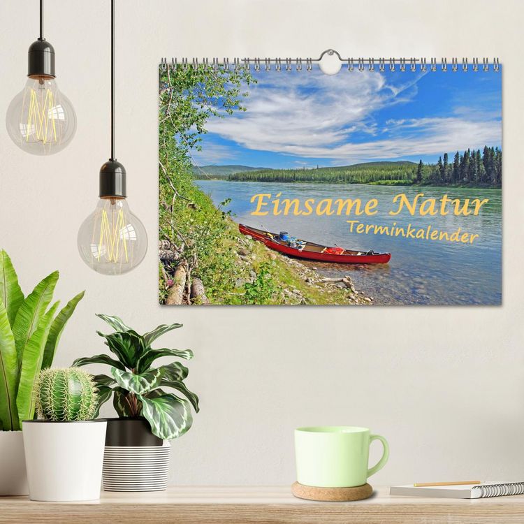 Produktbild: Einsame Natur - Terminkalender (Wandkalender 2026 DIN A4 quer), CALVENDO Monatskalender