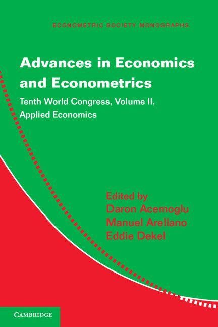 Produktbild: Advances in Economics and Econometrics