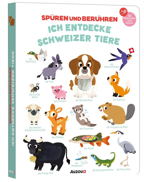 Produktbild: Sp&uuml;ren und ber&uuml;hren: Die Schweizer Tiere